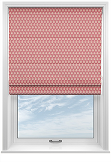 Emily Bond Jaipur, Raspberry - Roman Blind